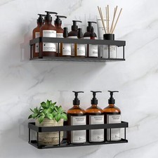 UUlioyer Shower Caddy, Shower Shelf No Drilling, Bathroom Storage for Shampoo