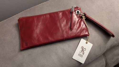 Hobo garnet red leather vida - red,