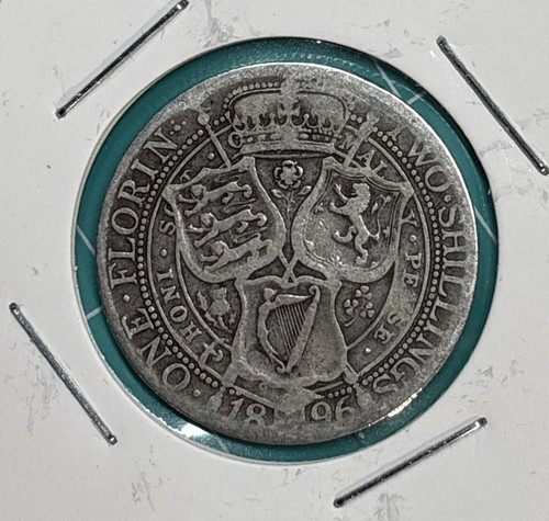 1896 florin victoria - uk, 1896,