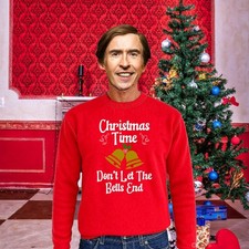 Christmas Jumper L Red Rude