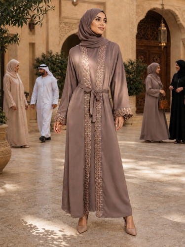 Elegant taupe brown - an,