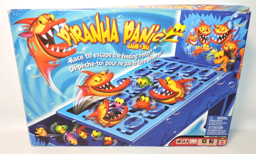 Piranha panic board game - board, near