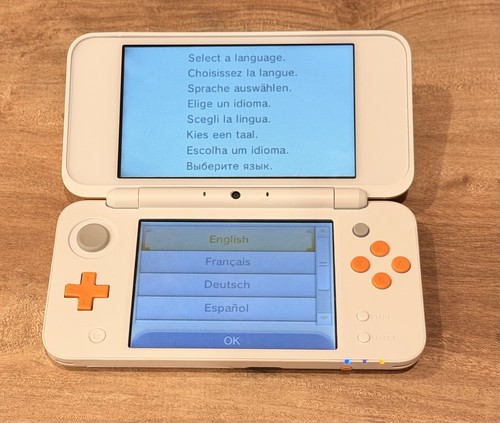 Nintendo 2ds orange white - nintendo, xl