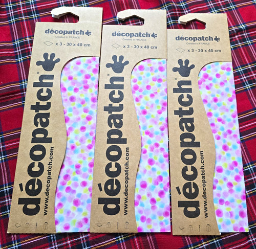 Décopatch polka dot decoupage - décopatch,