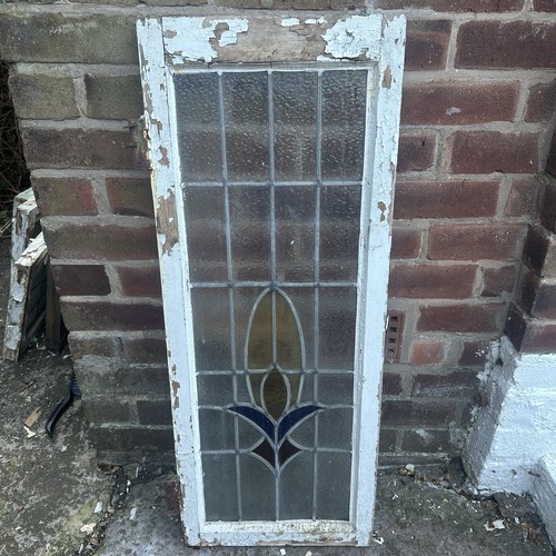 Vintage leaded stained - stained, glass