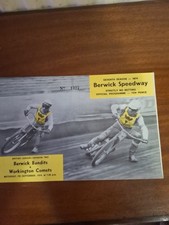 1974 Speedway Programme Berwick V Workington