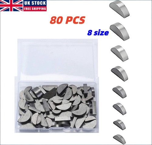 80x woodruff key assortment - woodruff,
