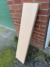 oak effect floating shelf 120cm X 6cm X 26cm two shelves