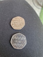 Rare 50 Pence Piece X 2