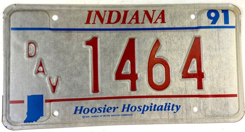 Indiana 1991 disabled veteran - 1991,