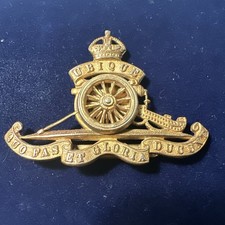 Royal Artillery Cap Badge with