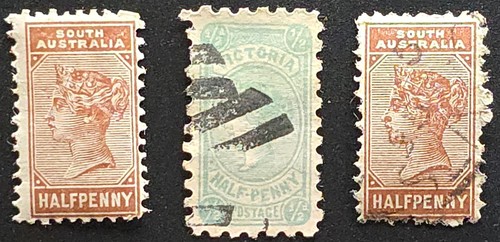 Australia states half penny - australia,