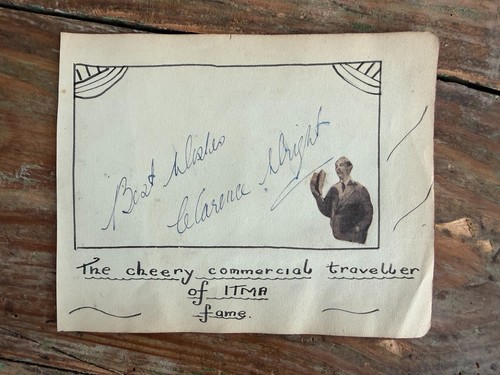 Signed clarence wright - signed,
