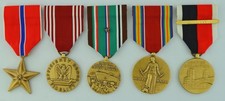 5 WWII Medals, Bronze Star