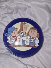 Round Tin by Tetley Tea with