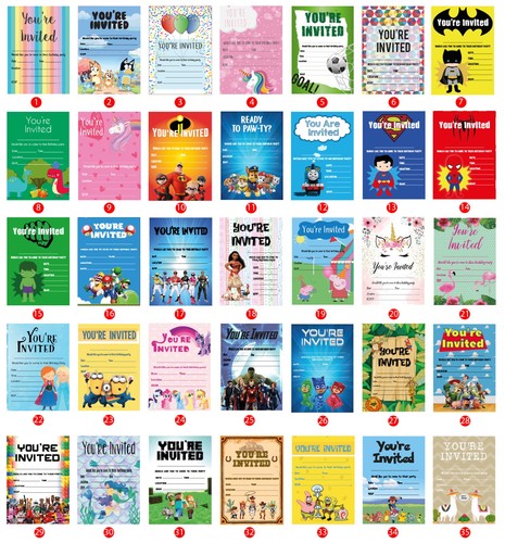 Birthday invitations kids - birthday,
