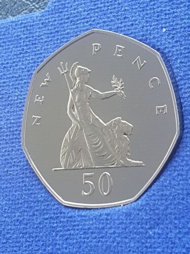 1977 50p proof - 1977,