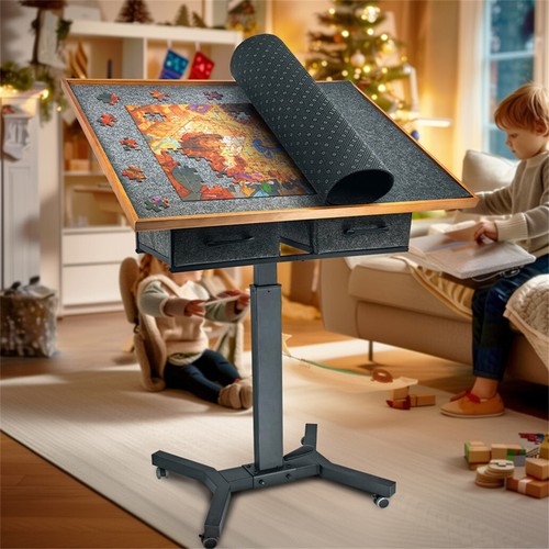 Rolling wooden jigsaw - jigsaw, puzzle