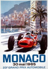 Vintage Monaco Poster 23rd