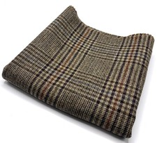 Multicolour Wool Fabric Check