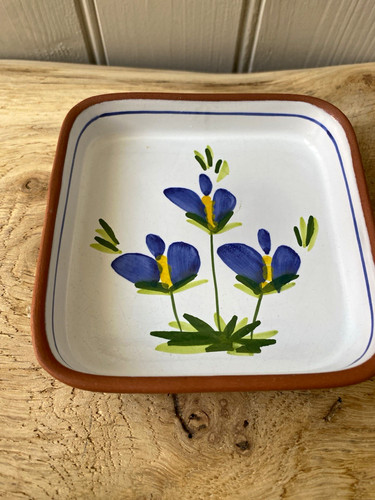 Hand painted portuguese - painted, square