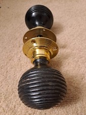 Ebonised Beehive Door Handles