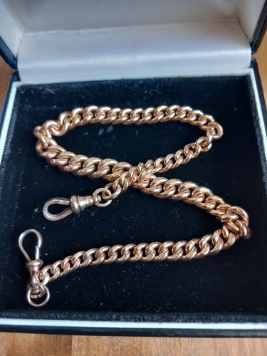 9ct grams gold albert - 32.5,