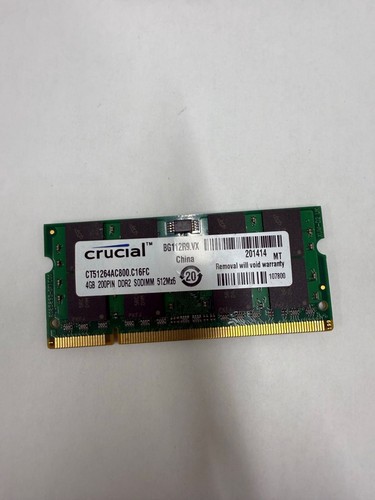 Crucial ct51264ac800 c16fc 4gb - crucial,