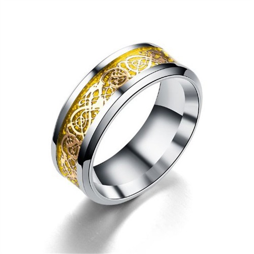Luxury mens ring dragon design - luxury,