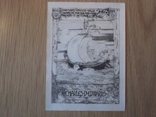 JESSIE M KING. EX LIBRIS. BOOKPLATE. CHARLES EDWARDS. JAPANESE VELLUM. SHIP.SEA.