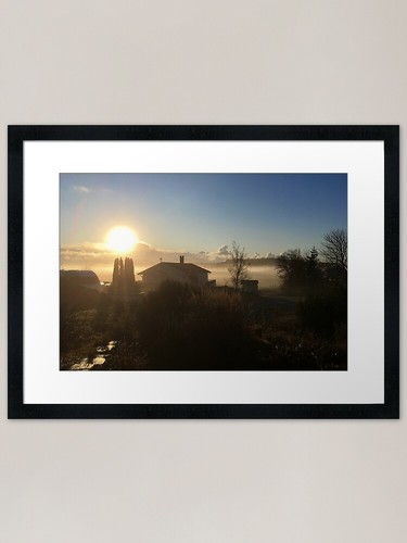 Vitsten dimma framed art - dimma,