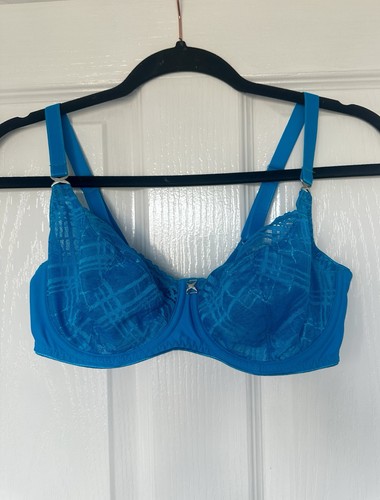 Freya 32dd bright blue - bright, lace