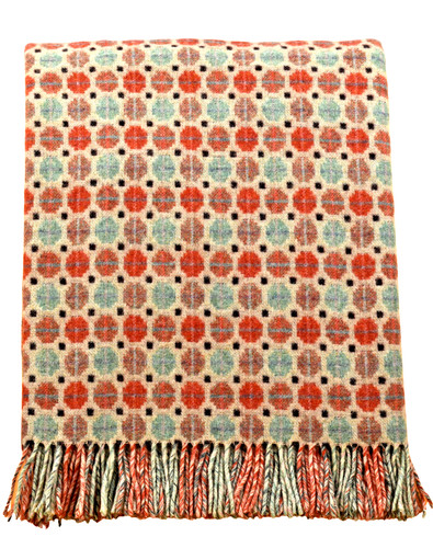 Merino lambswool throw blanket - throw,