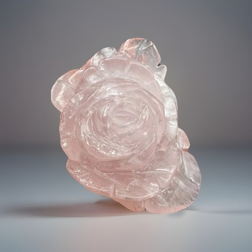 Crystal flower rose quartz - crystal,