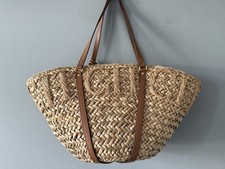 Carolina Herrera Capazo bag with tag tan  leather straps 