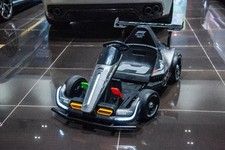 Turbo Kids 12v, 2 X  550 Motors Electric Go Kart  Painted Grey, Red Or White