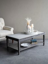 Laura Ashley Natural Wood Marble Coffee Table