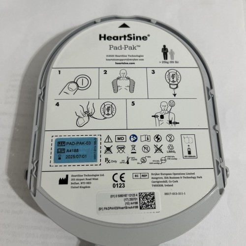 Heartsine pad pak ood - pad-pak,