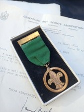 Baden Powell Scout Medal Of Merit Greenford Northolt Perivale 1954