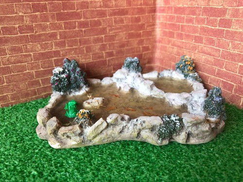 Dolls house pond - dolls, with