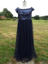 Sequin Bodice Net Overlay