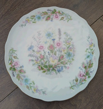 Vintage 1990s Aynsley Fine English Bone China Serving Cake Plate Wild Tudor VGC