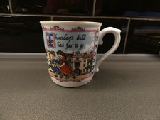 Royal Worcester Birthday Mug Thursday's Child