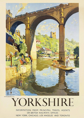 Vintage railway poster - vintage,