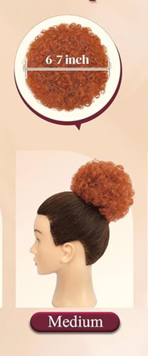 Afro puffs drawstring - puffs, human