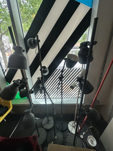 Hektar grey lamp with - 3,