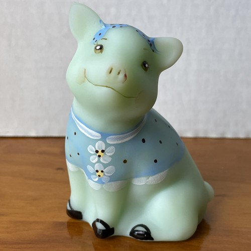 Fenton sitting pig qvc - fenton,