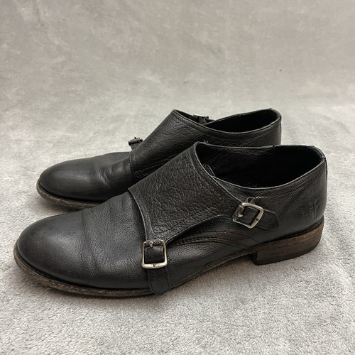 John frye black leather - john, a