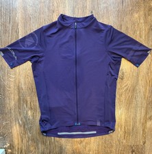 Endura Men's Short Sleeve Cycling Jersey XL Purple Full Zip