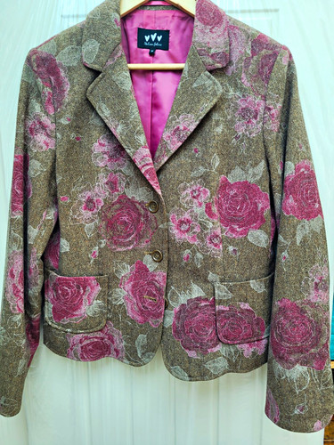 Per una floral tweed - floral, wool